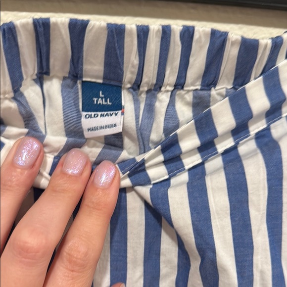 Sold! ❤️Old Navy White and Blue A-Line Midi Skirt and Top, new ✨! - Picture 3 of 10